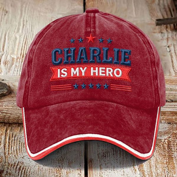 Unisex Is My Hero Print Baseball Cap 2