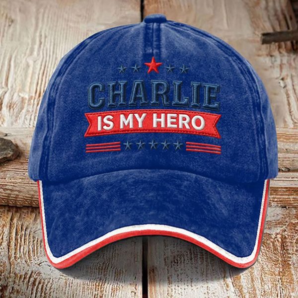 Unisex Is My Hero Print Baseball Cap 3