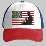 Unisex Retro Charlie Kirk 47 Flag Print Hat