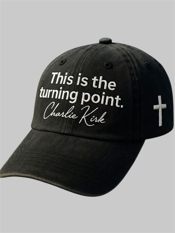 Unisex This Is The Turning Point Charlie Kirk Cap