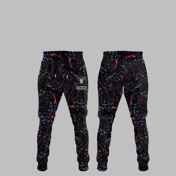 Vegas Raiders Crucial Catch Intercept Cancer 2025 Joggers