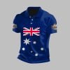 Vintage Australian Flag Crest Polo Shirt 1 1