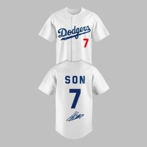 2025 LA Dodgers Son Heung min Jersey 1