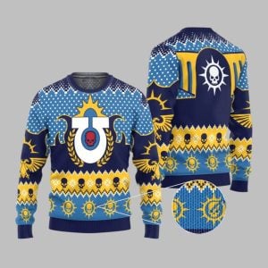 2025 Christmas Warhammer Ultramarine Iconic Ugly Sweater 1 1