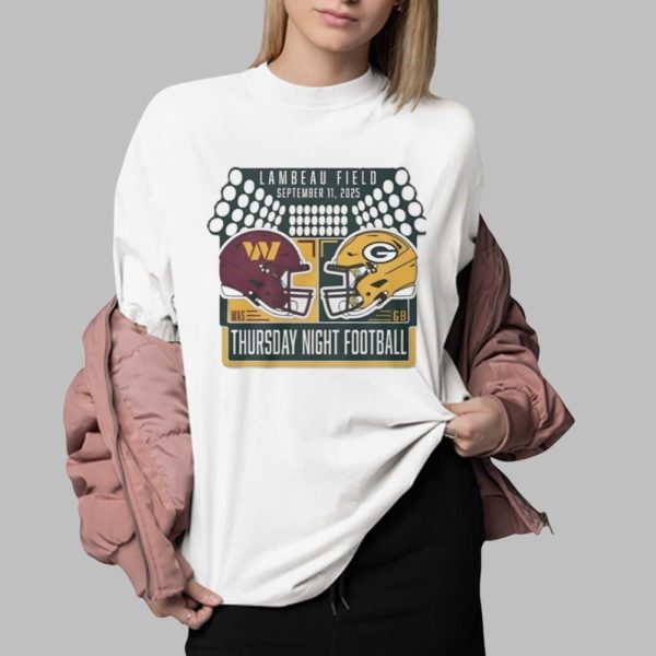 Washington vs Bay Packers Thursday Night Shirt 0 2
