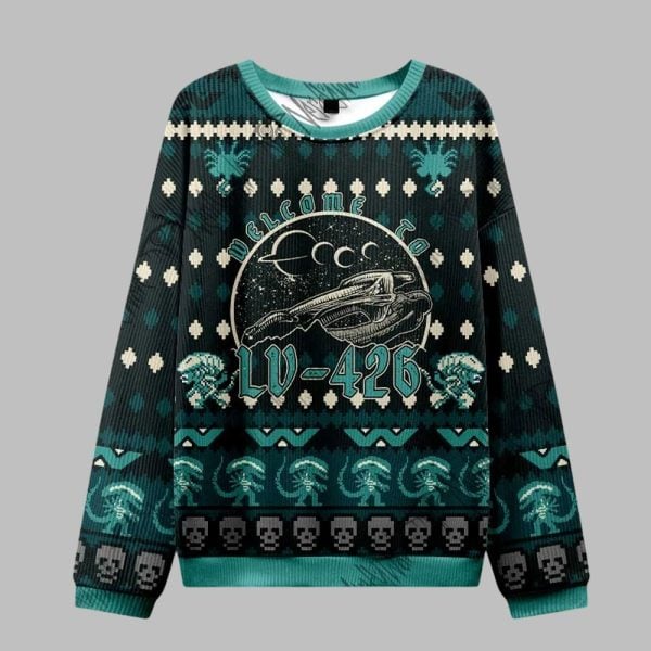 Welecome to LV 426 Ugly Sweater 2025 Christmas 1