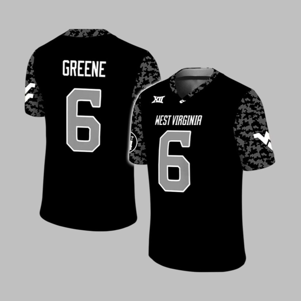 2025 West Virginia Greene Coal Jersey 2025 West Virginia Greene Coal Jersey
