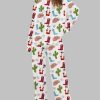 Western Christmas Pajama Set For Women 2