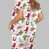 Western Christmas Pajama Set For Women 4