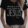Womens All Death Can Do To The Believer Is Deliver Him To Jesus Charlie Kirk Print T Shirt 3