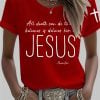 Womens All Death Can Do To The Believer Is Deliver Him To Jesus Charlie Kirk Print T Shirt 4