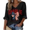 Womens Charlie Kirk Great American Patriot Shirt 2