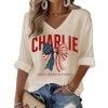 Womens Charlie Kirk Great American Patriot Shirt 4