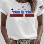 Women's Charlie Kirk Turning Point Iron On Short Sleeve T-Shirt