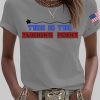 Womens Charlie Kirk Turning Point Iron On Short Sleeve T Shirt 2