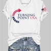Women's Charlie Kirk Turning Point USA Trump Commemorative T-Shirt 4 Women's Charlie Kirk Turning Point USA Trump Commemorative T-Shirt