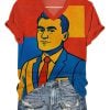 Womens Charlie Kirk Voice of Freedom Printed Casual T shirt 2