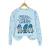 Womens Christmas Chillin With My Gnomies Printed Sweatshirt 2025 Christmas 1 2