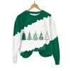 Womens Christmas Tree Printed Casual Sweatshirt 2025 Christmas 1 2