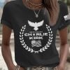 Womens Forever In Our Hearts Charlie Kirk Shirt 2
