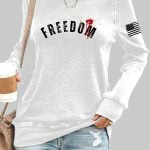 Women's Freedom Is Not Free R.I.P Charlie Kirk Sweatshirt