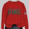 Womens Retro Rose Charlie Kirk Print Sweatshirt 3