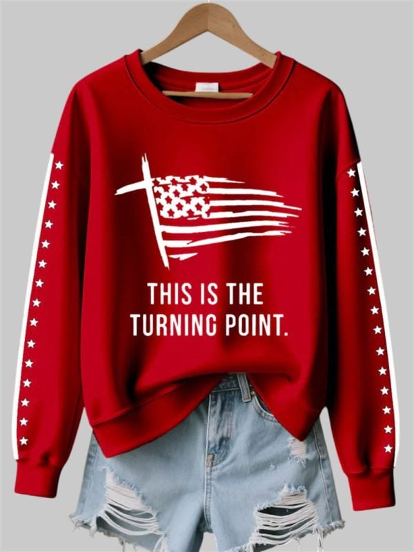 Women's This Is The Turning Point Printed Sweatshirt