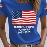 Women's Turning Point Forever Charlie Kirk Print T-Shirt