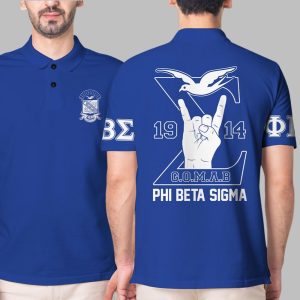 Phi Beta Sigma 1914 Custom Name Polo Shirt 0
