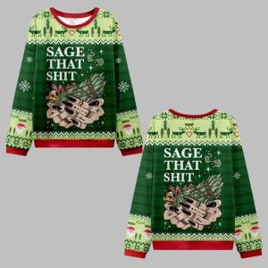 2025 Christmas Smudge That Shits Ugly Christmas Sweater 0