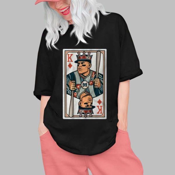 Yankees Aaron Judge King of Diamonds Card Shirt 0 1