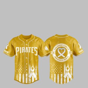 Pirates Childhood Cancer Awareness Month 2025 Jersey 1 1
