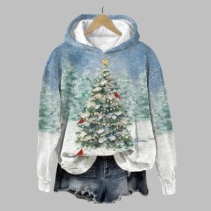 Women's Christmas Tree Casual Hoodie 2025 Christmas