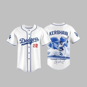 2025 LA Dodgers Clayton Kershaw Forever A Dodgers Jersey 1 1