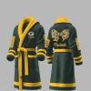 abc Custom Bay Packers Fleece Bathrobe