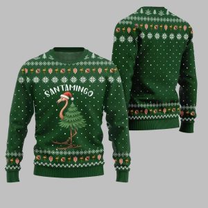2025 Christmas Santamingo Ugly Christmas Sweater 1