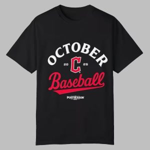 Guardians October Baseball Postseason 2025 Shirt 0 0