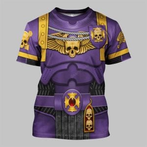 2025 Halloween Warhammer Emperor's Children Captain Costume Cosplay Shirt