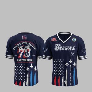 Cleveland Browns x U.S. Air Force Birthday 2025 Jersey