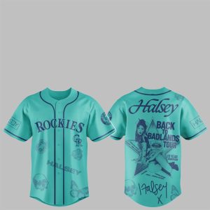 1 Rockies Halsey Back to Badlands Tour 2025 Jersey