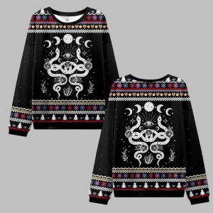 2025 Christmas Lunar Serpent Alchemy Ugly Christmas Sweater 0