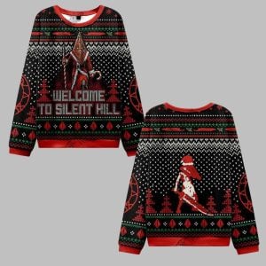2025 Christmas Welcome to the Town Ugly Christmas Sweater 0