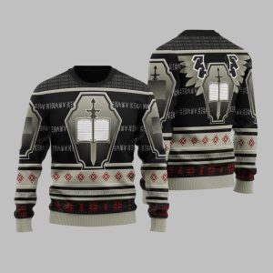2025 Christmas Warhammer Grey Knights Iconic Ugly Christmas Sweater 1 1