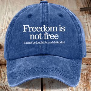 Charlie Kirk Freedom Is Not Free Baseball Cap 1