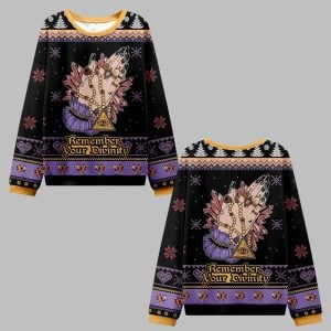 2025 Christmas Remember Your Divinity Ugly Christmas Sweater 0