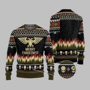 2025 Christmas Warhammer Imperium Iconic Ugly Christmas Sweater 1 1