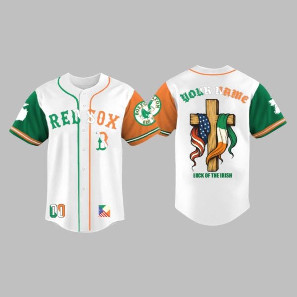 Red Sox Irish American Heritage Night Luck Of The Irish 2025 Jersey 1 1