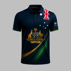 Men's Vintage Australian Holiday Smart Polo Shirt