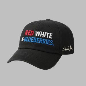 Charlie Kirk Red White Blueberries Hat 1