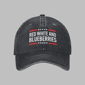 Charlie Kirk Red White Blueberries Cap 1